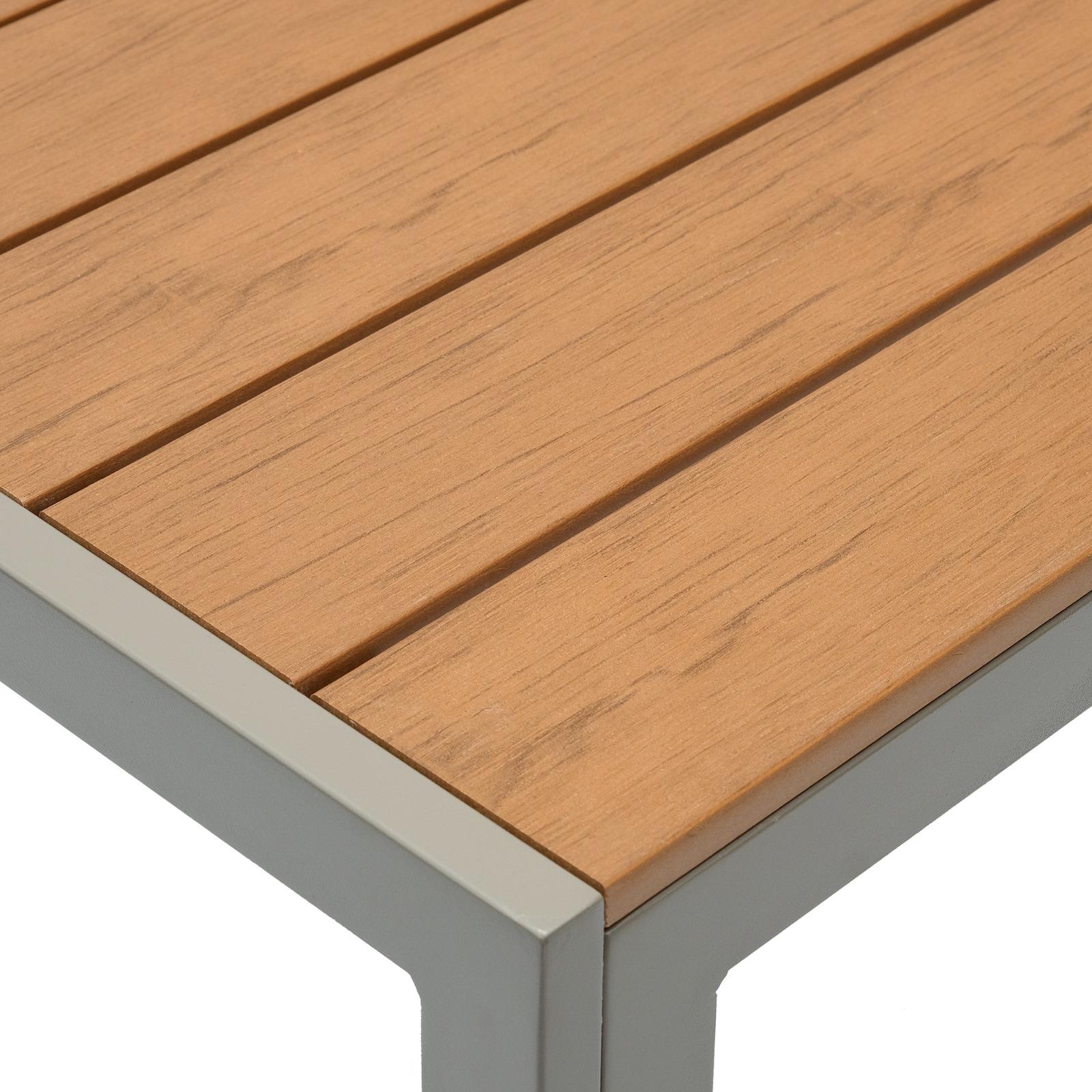 Aluminum & PVC Square Dining Table Set-GCC Home Center