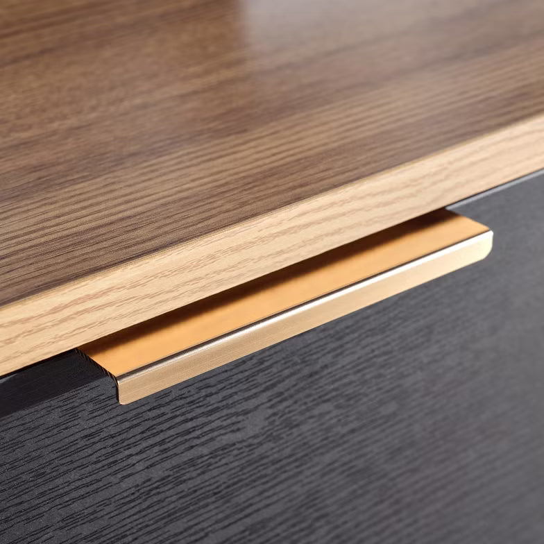 Engineered Wood Dresser with 8 Drawers – Natural Black