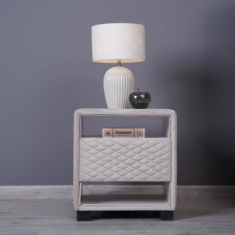 Single Space Night Stand – Velvet Beige