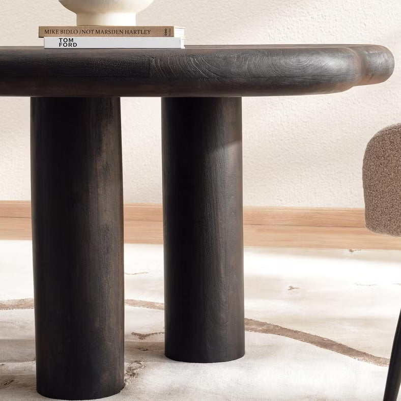 6 Seater Wooden Dining Table – Brown