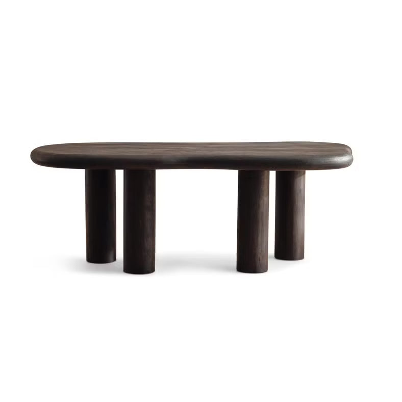 6 Seater Wooden Dining Table – Brown