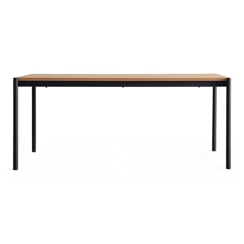 1+6 Seater Dining Set with Narumi Chairs – Natural Black