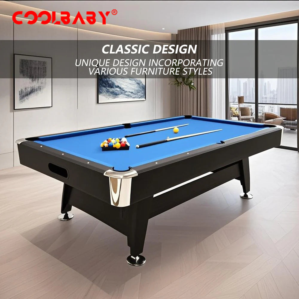 6FT Billiards Table,3 in 1 Professional Billiard Pool Tables, Scratch Resistant Luster, DGMT-7012