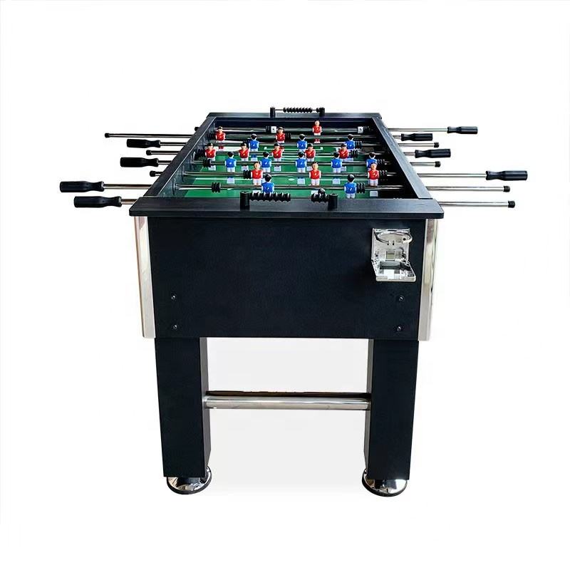 55in Competition Sized Foosball Table, Arcade Soccer Table for Home, Game Room - Includes 2 Balls, 2 Cup Holders