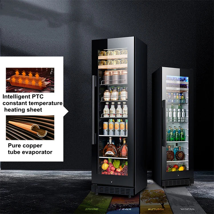 Constant-Temperature Ice Bar Wine Cabinet, Air-cooled Red Wine Cabinet, Household Built-in Beverage Refrigerator