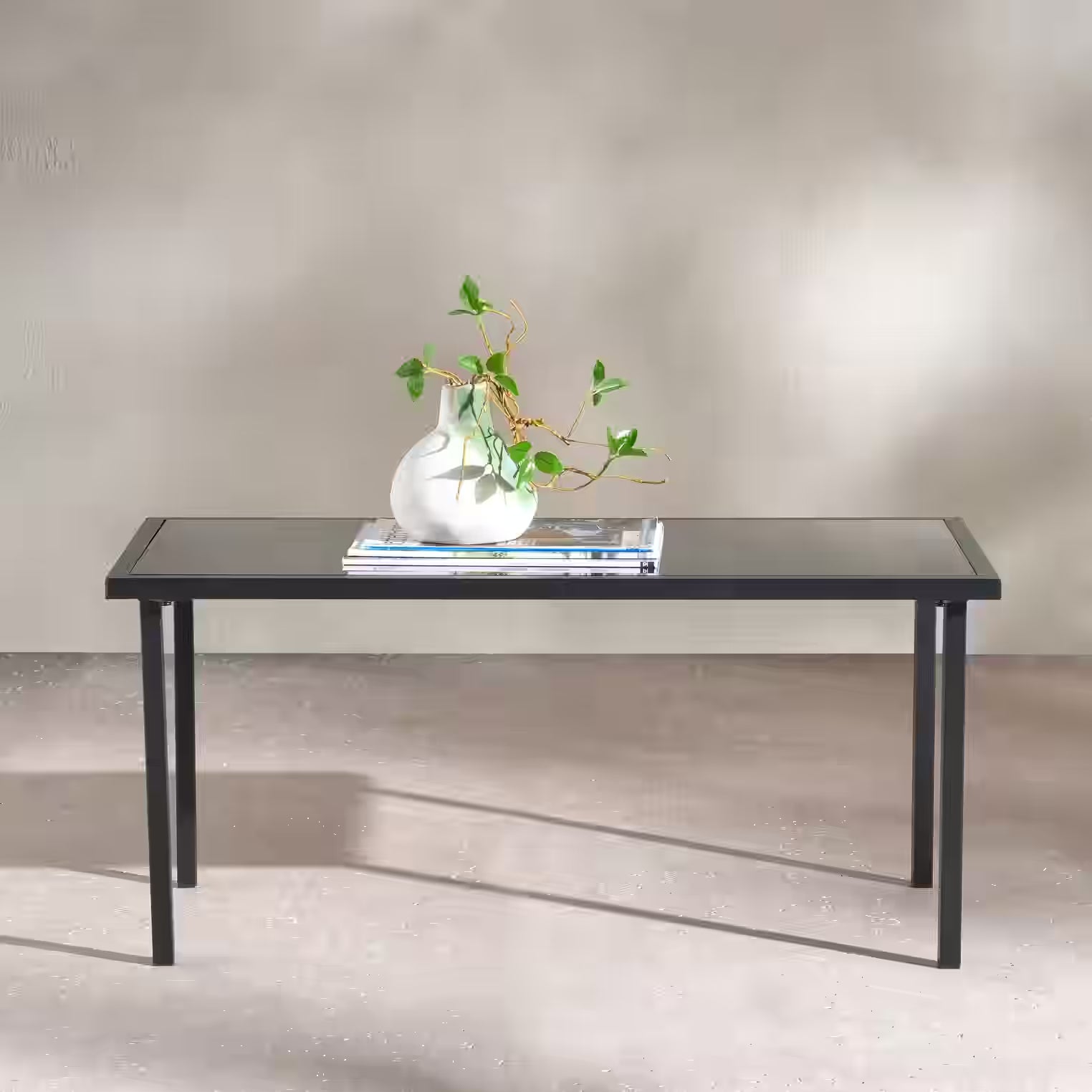 Outdoor Sofa Set (2+1+1+Coffee Table) – Black