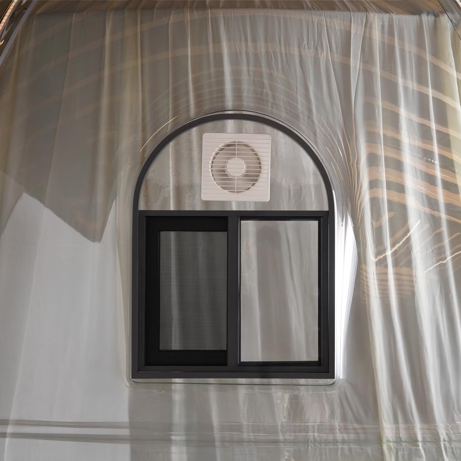 Sunroom – 3.5m Diameter × 280cm Height (Transparent Light Grey)