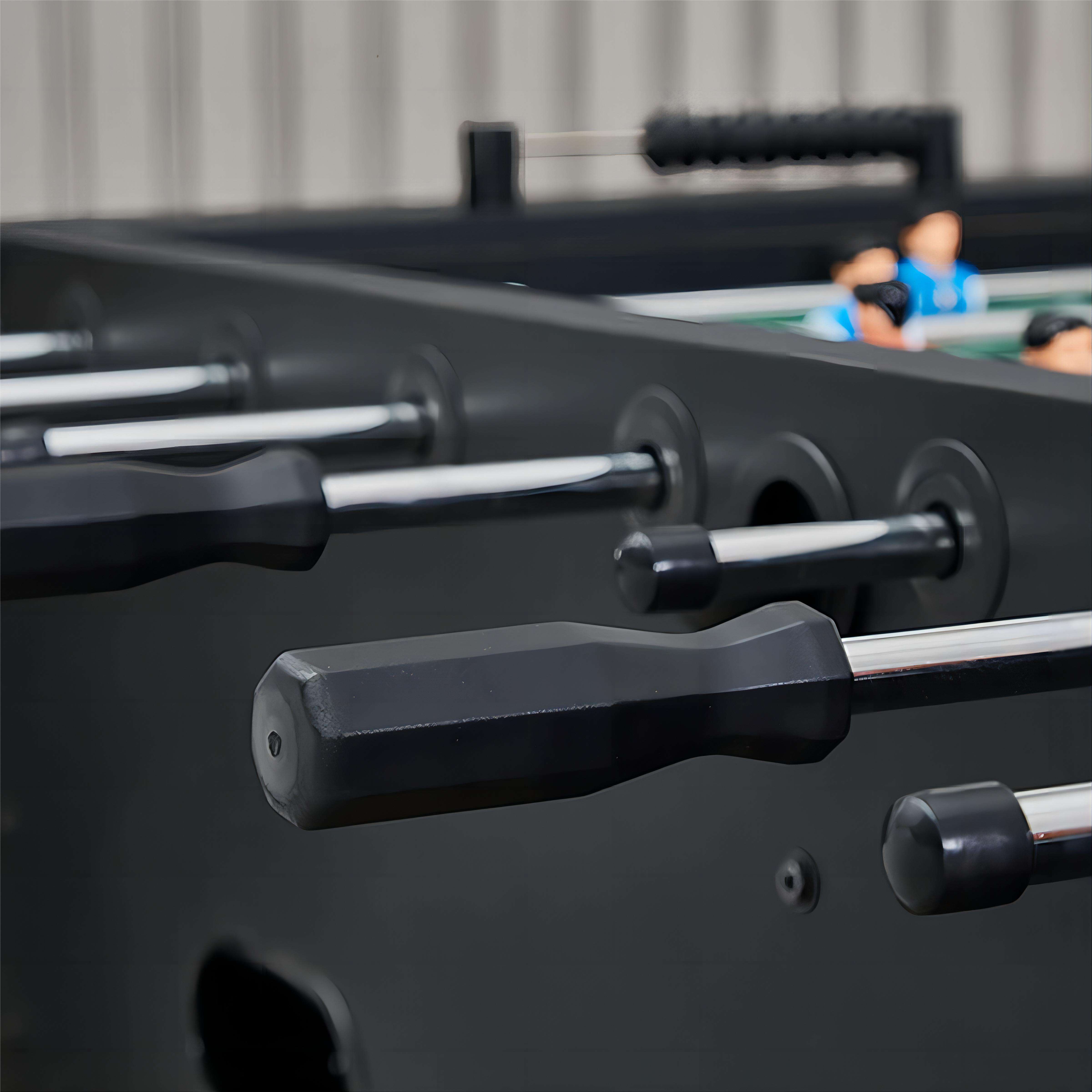 55in Competition Sized Foosball Table, Arcade Soccer Table for Home, Game Room - Includes 2 Balls, 2 Cup Holders