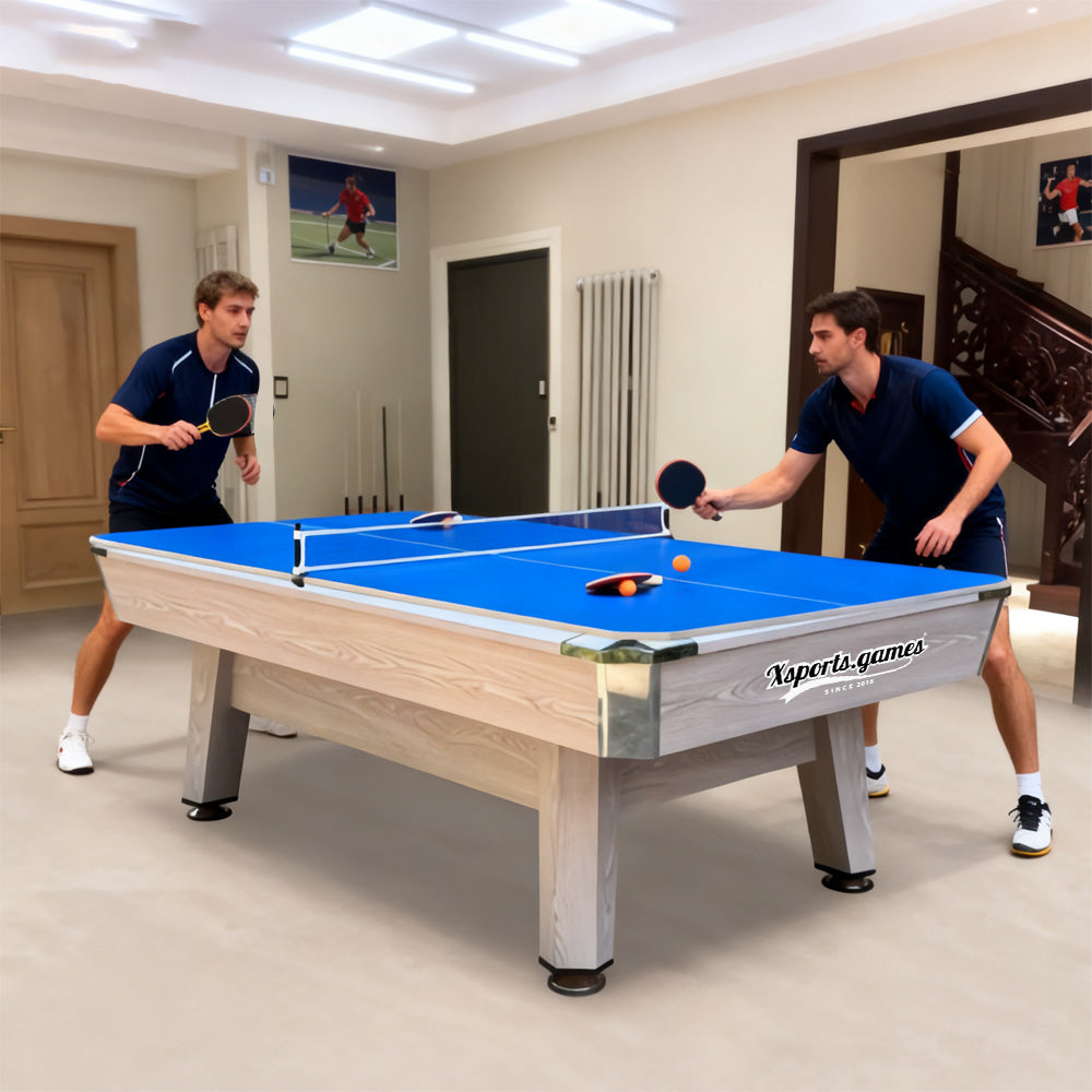 Billiard Table 8FT Indoor 3 in 1 Multi Functional Billard Pool Table Solid Wood Marble Slate Snooker High Quality Billiard Tables