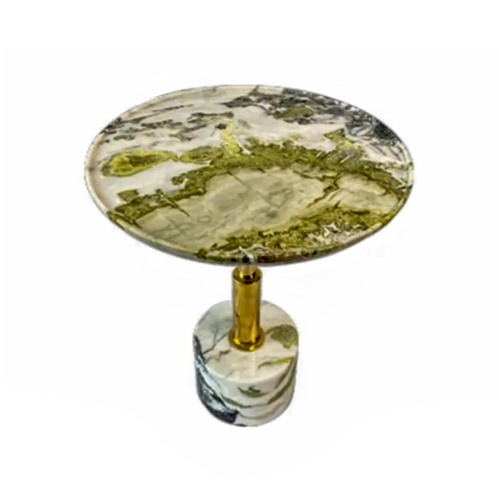 Luxury Modern Coffee Table With Natural Marble, Side Tables For Living Room - Cloudy-GCC Home Center