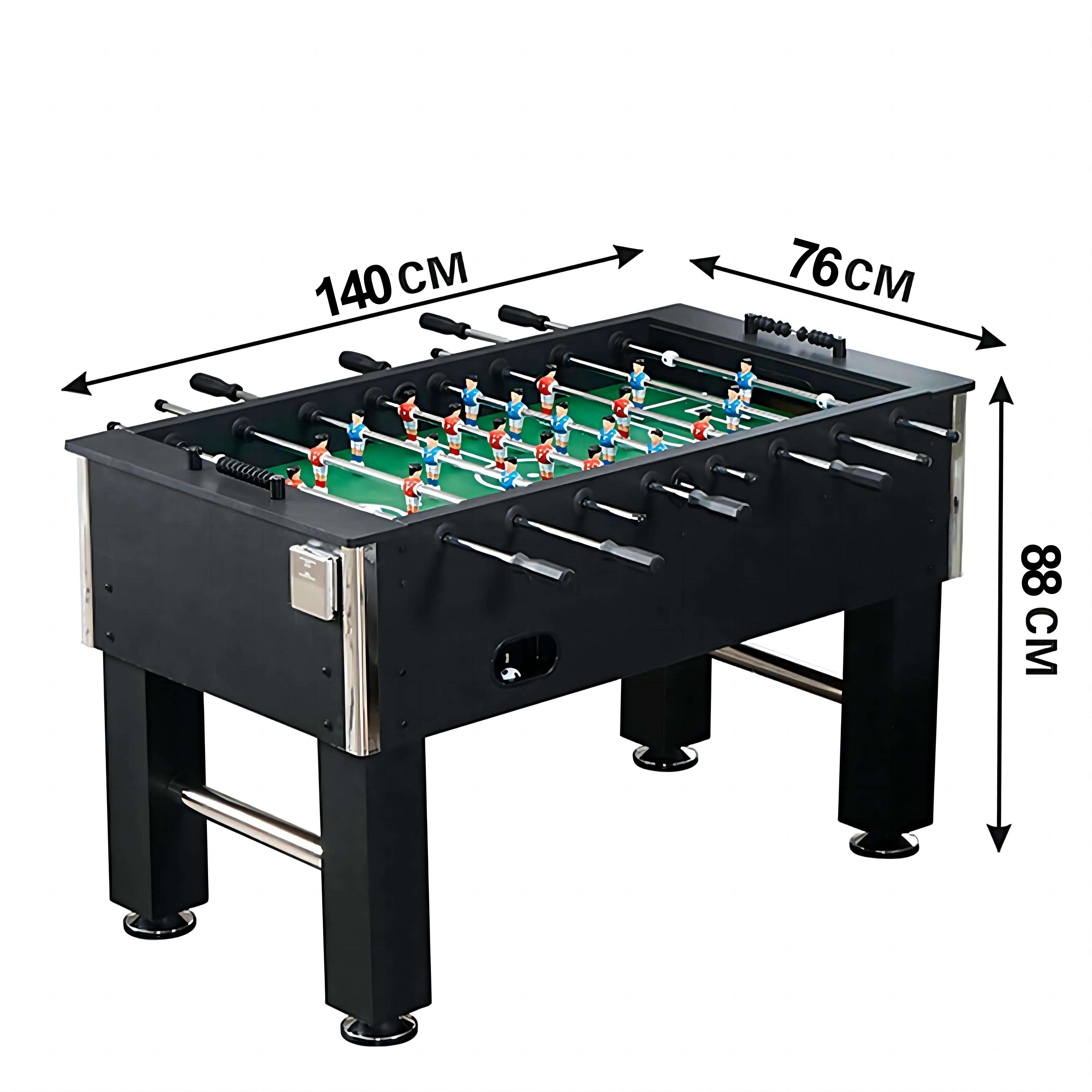 55in Competition Sized Foosball Table, Arcade Soccer Table for Home, Game Room - Includes 2 Balls, 2 Cup Holders