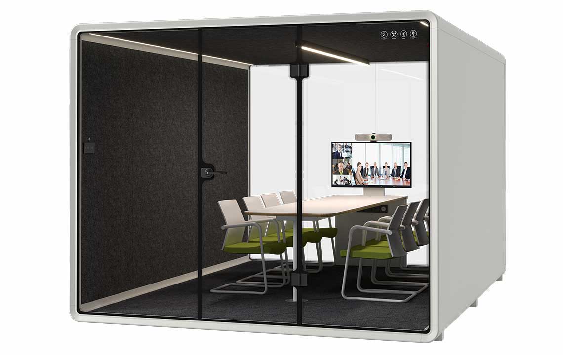 8 Person Silence Booth, Meeting Silence Pod-GCC Home Center