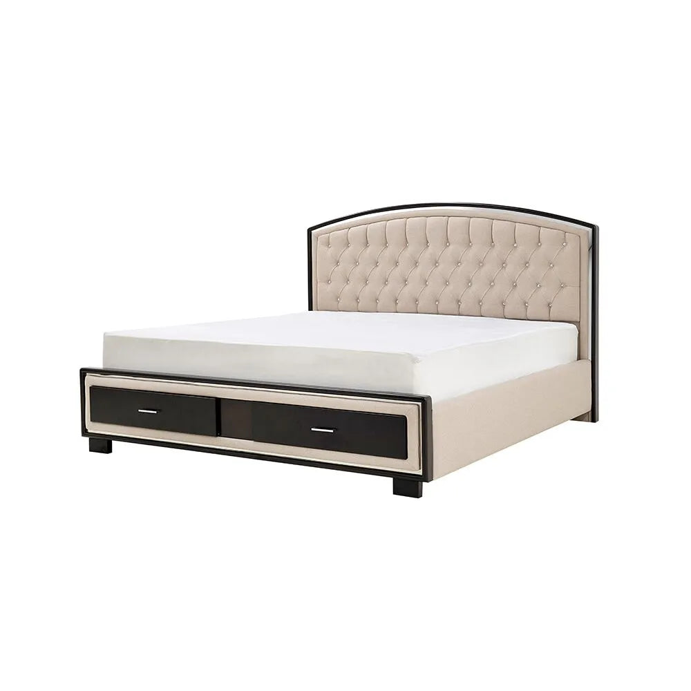 Elegant Sturdy wood Bed