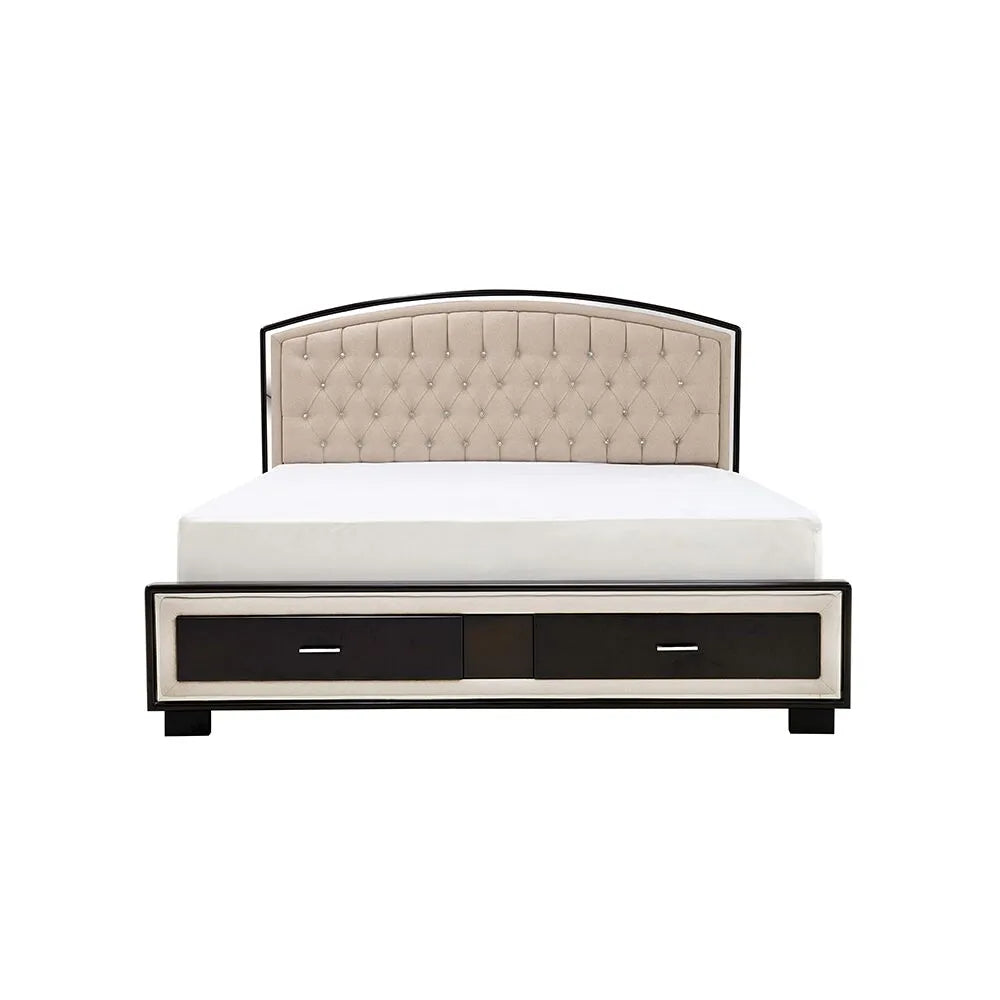 Elegant Sturdy wood Bed