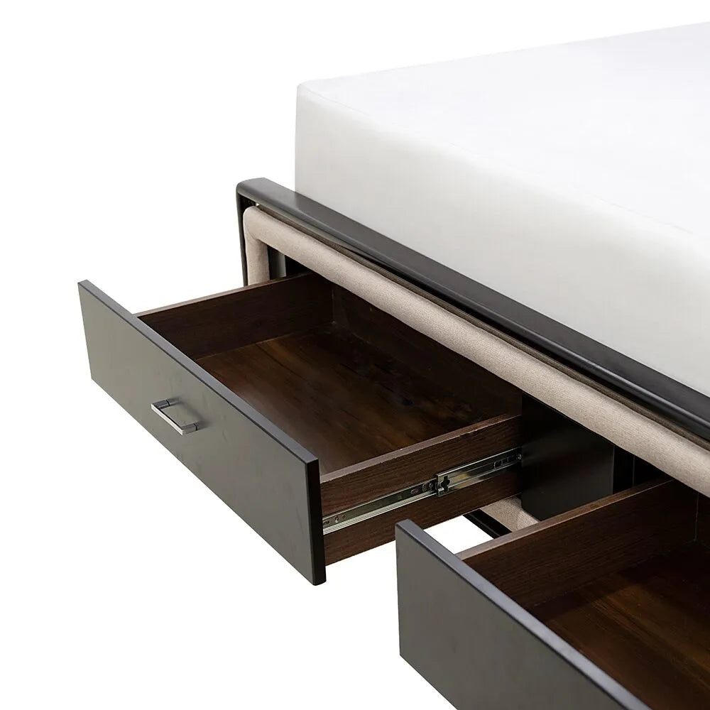 Elegant Sturdy wood Bed