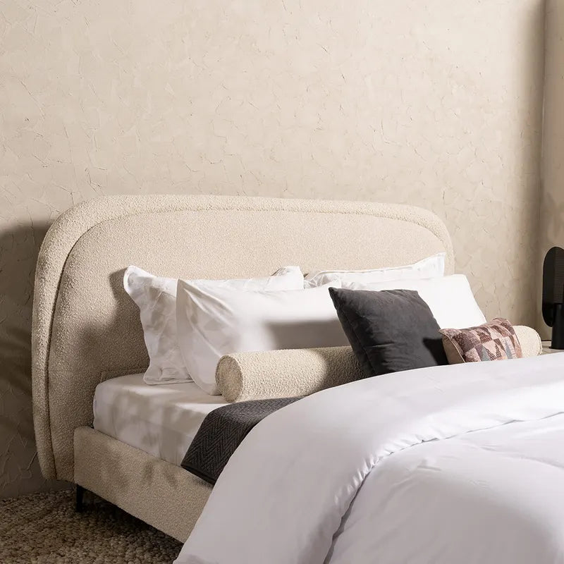 Queen Bed 160x200cm – Ivory