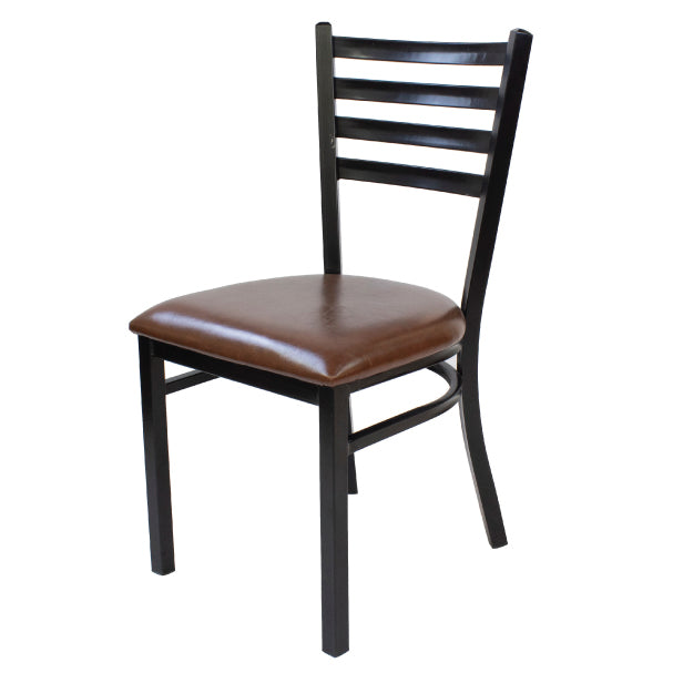 Jilphar Furniture Brown Leather Restaurant Dining Chair JP1013-GCC Home Center