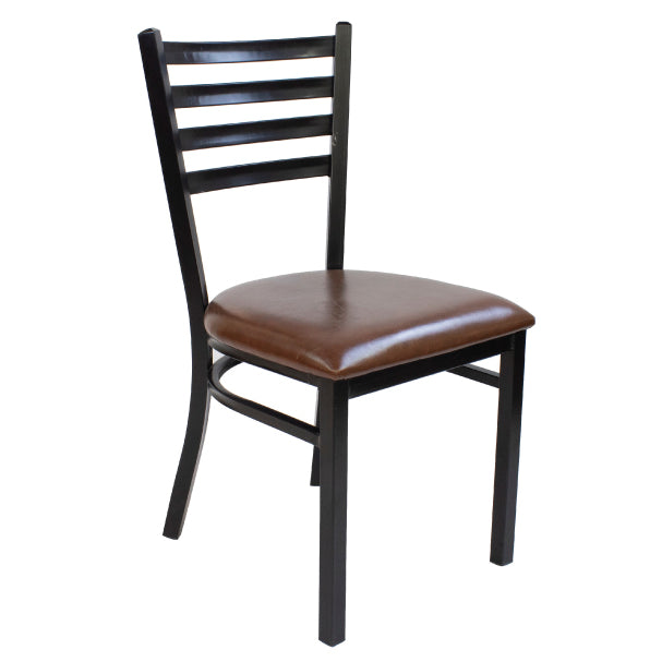 Jilphar Furniture Brown Leather Restaurant Dining Chair JP1013-GCC Home Center