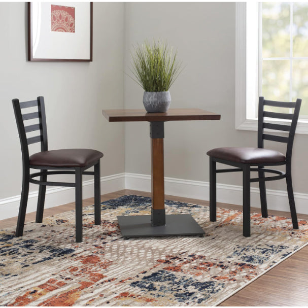 Jilphar Furniture Brown Leather Restaurant Dining Chair JP1013-GCC Home Center