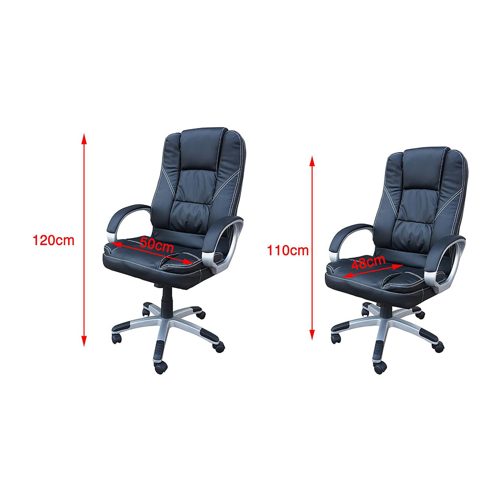 Executive PU Chair, PU Leather Office Chair-GCC Home Center
