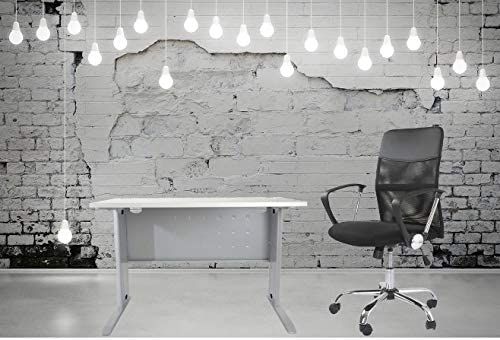 Low Back Mesh Office Chair with Adjustable Height Without Draft Kit - Black-GCC Home Center