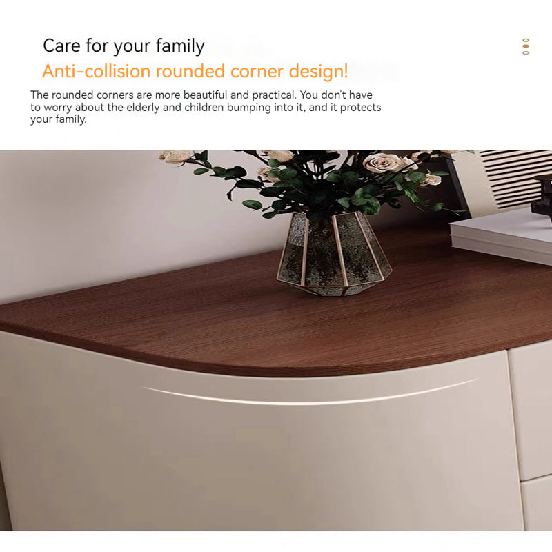 COOLBABY Luxury modern simple solid wood red dresser corner with LED light makeup table small-GCC Home Center