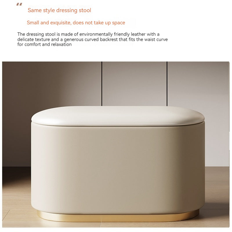 COOLBABY Minimalist cream style dressing table Bedroom modern simple light luxury makeup table network red style makeup table-GCC Home Center