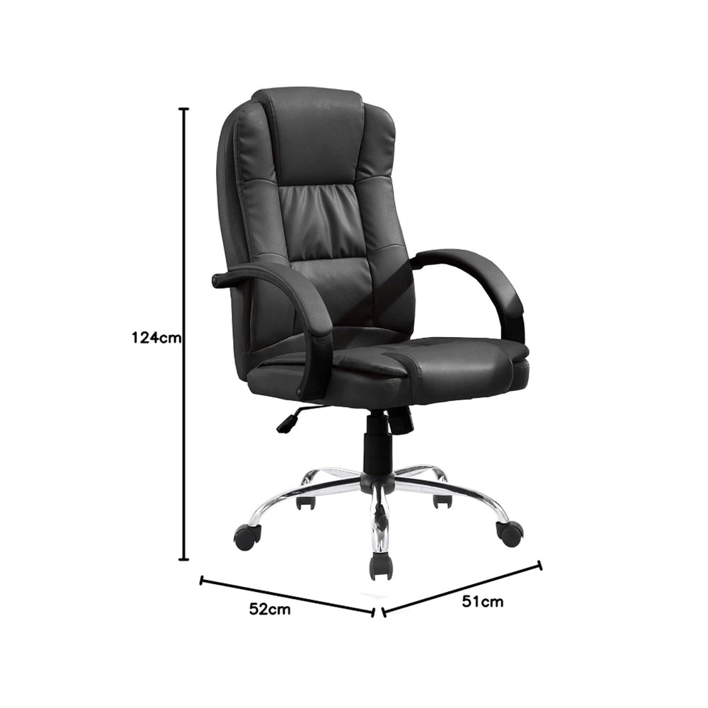 High Back PU Executive Ergonomic Swivel Chair-GCC Home Center