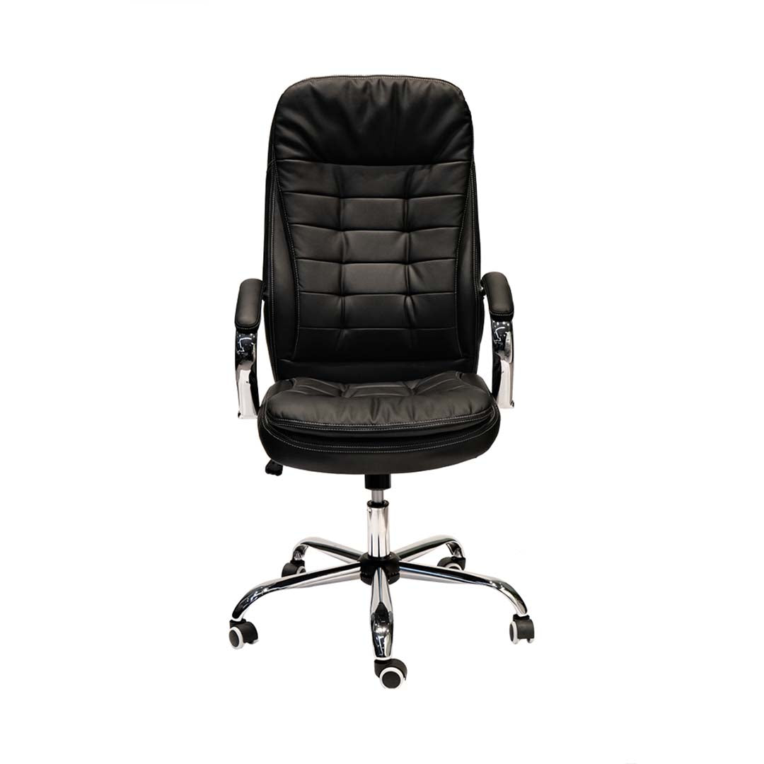 PU Leather High Back PU Leather Chair With Height Adjustable And Arm Rest-GCC Home Center