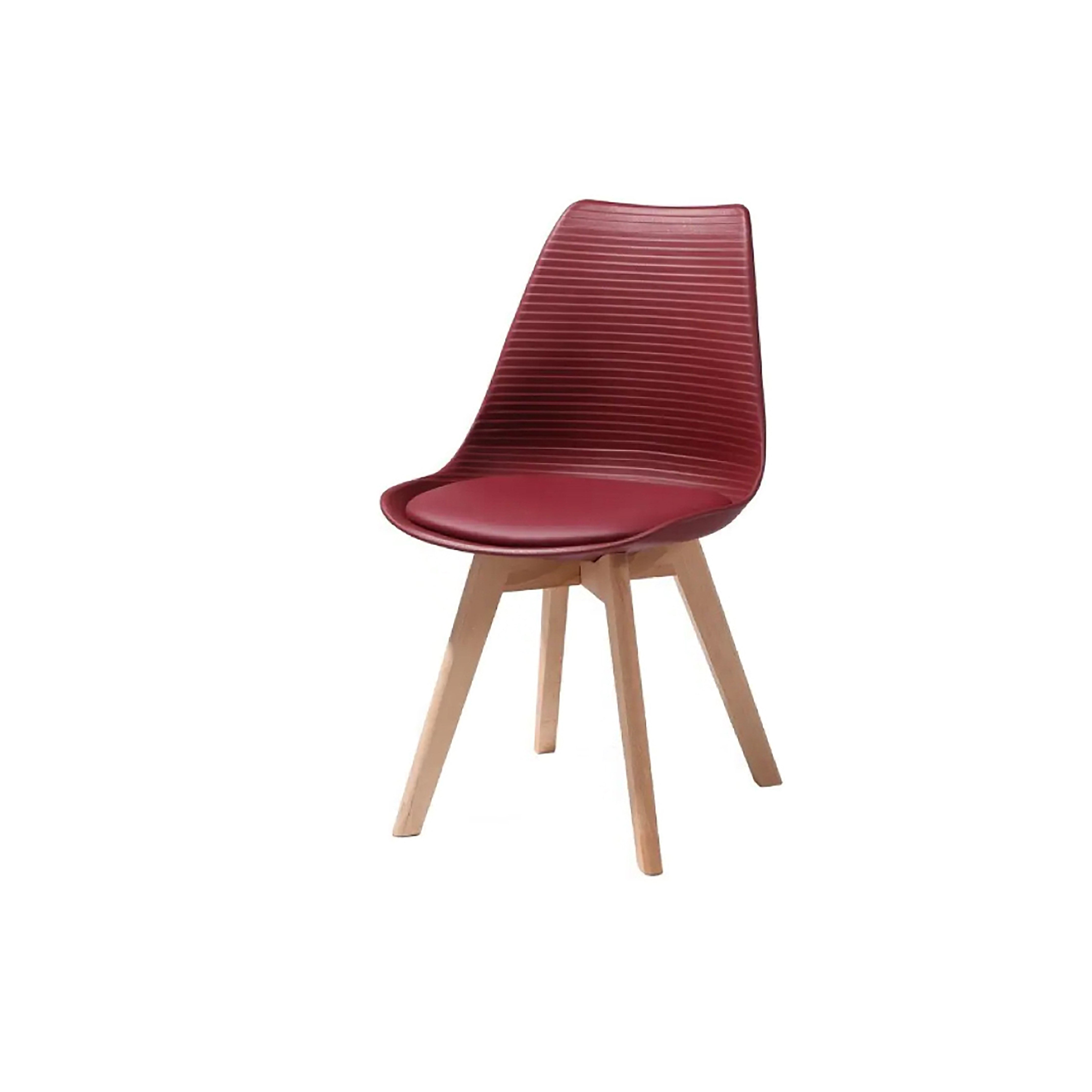 Jilphar Furniture Armless Dining Chair with Wooden Legs JP1154-GCC Home Center