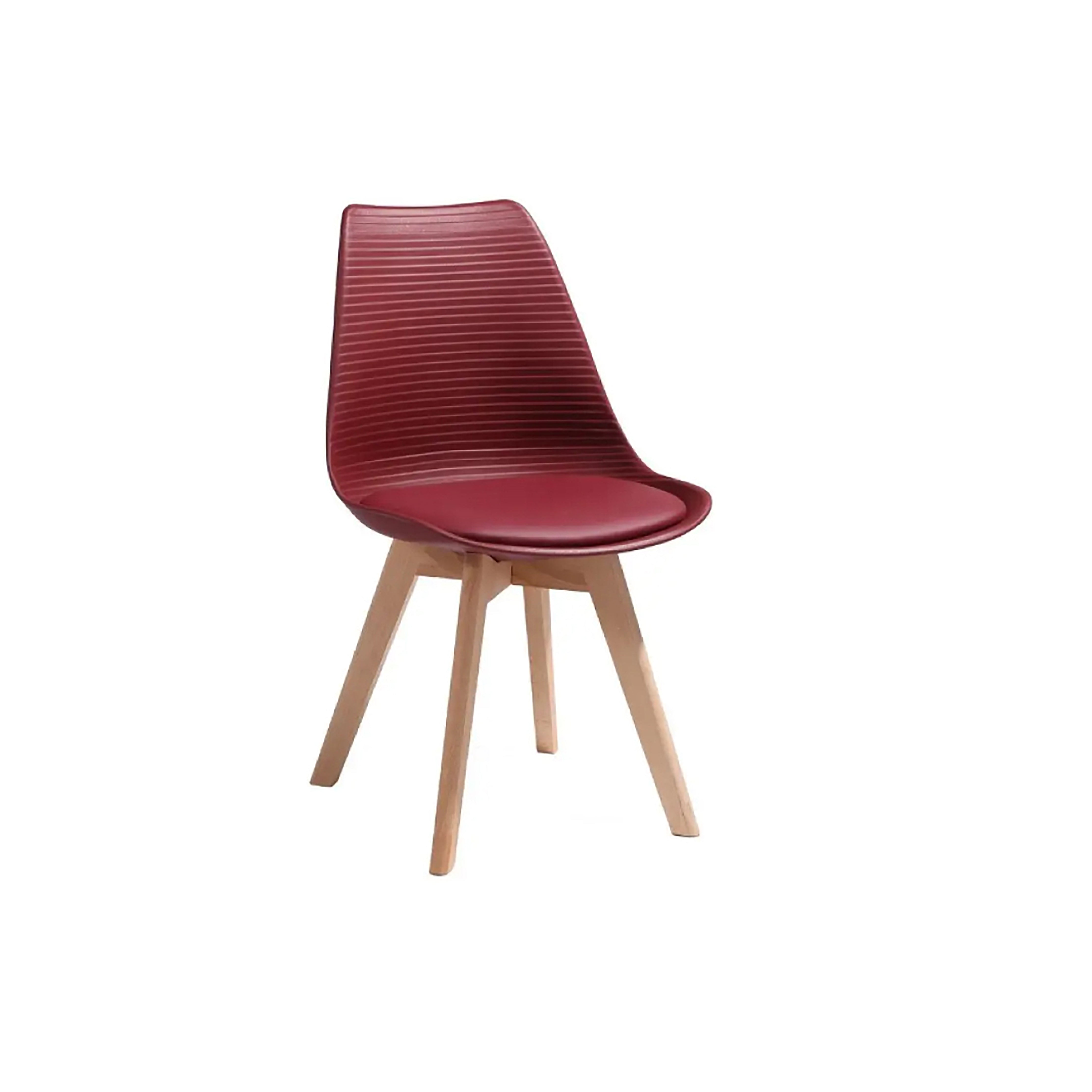 Jilphar Furniture Armless Dining Chair with Wooden Legs JP1154-GCC Home Center