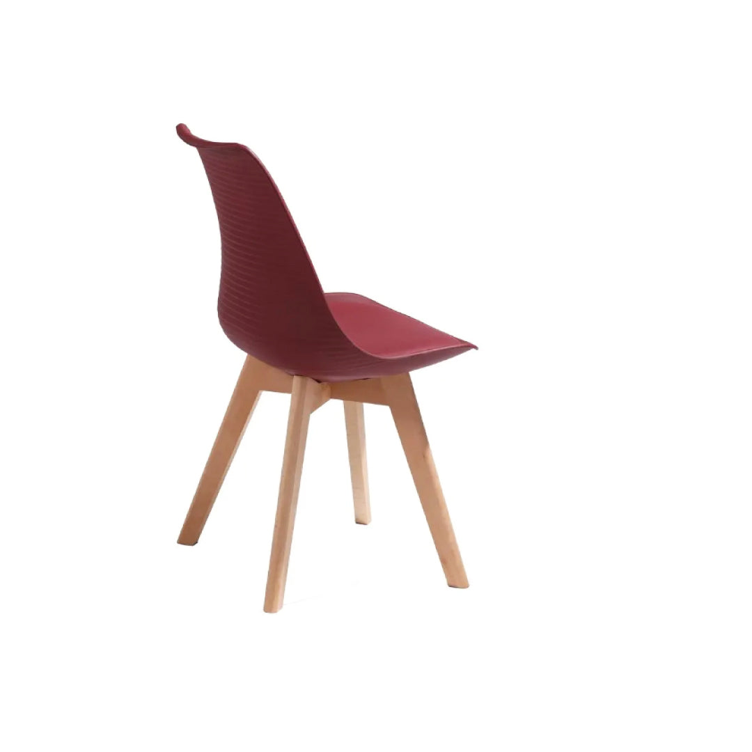 Jilphar Furniture Armless Dining Chair with Wooden Legs JP1154-GCC Home Center