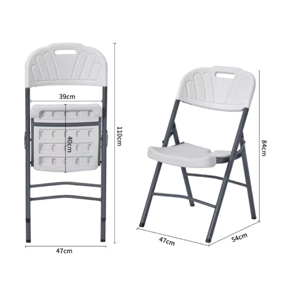 Jilphar Furniture Folding Plastic Dining Chair JP1204-GCC Home Center