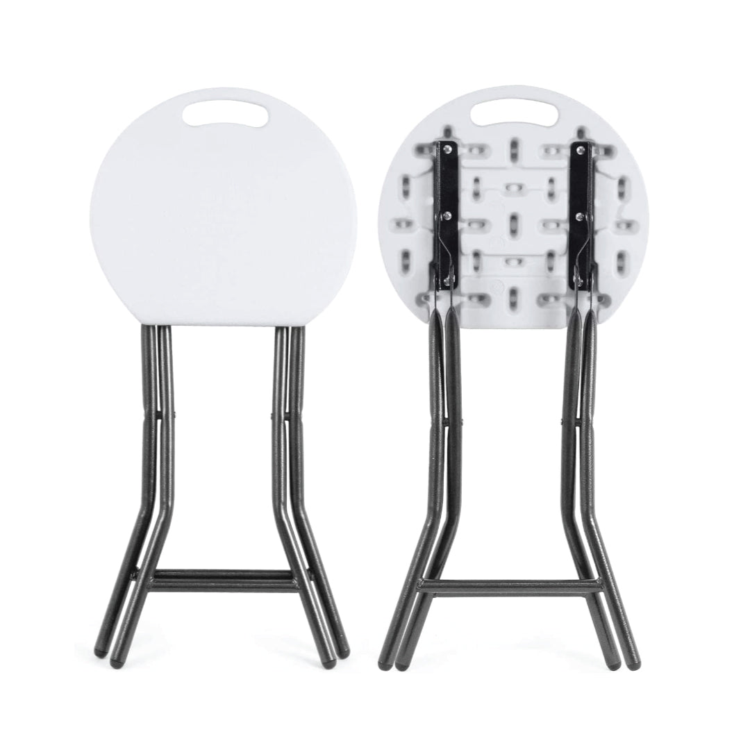Jilphar Furniture Metal and Plastic Folding Small Stool JP1239-GCC Home Center