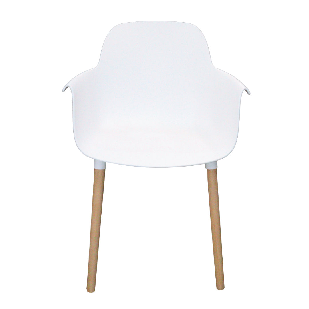 Jilphar Furniture Dining Chair with Wooden Leg- Black JP1267-GCC Home Center