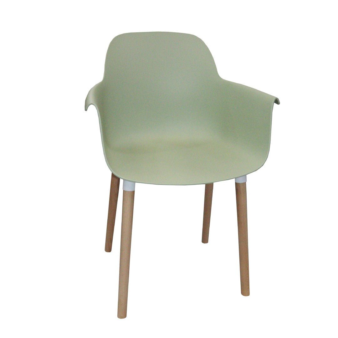 Jilphar Furniture Dining Chair with Wooden Leg- Black JP1267-GCC Home Center