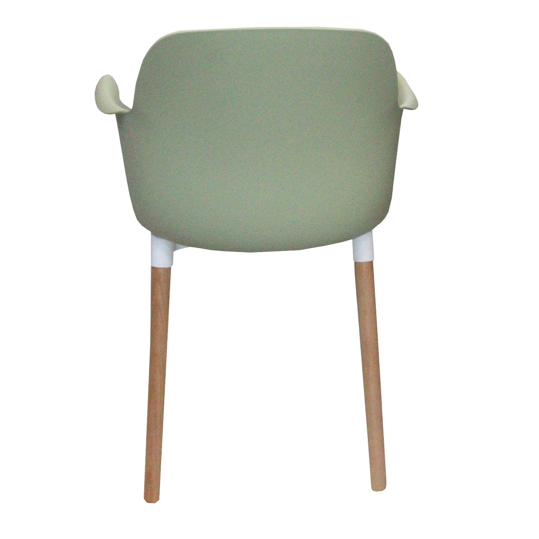 Jilphar Furniture Dining Chair with Wooden Leg- Black JP1267-GCC Home Center