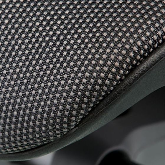 High Back Fabric Chair 49 cm - Black Office Chair-GCC Home Center