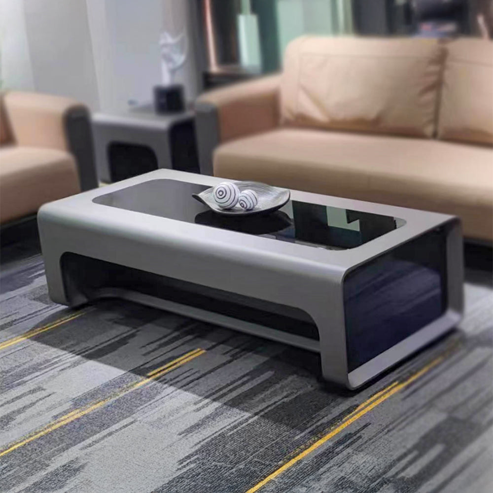 Modern Coffee Table For Living Room, Home Office - Grey-GCC Home Center
