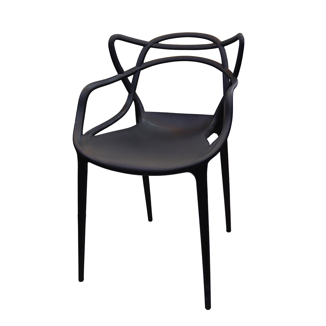 Jilphar Furniture Half Molded Polypropylene Dining Chair JP1325-GCC Home Center