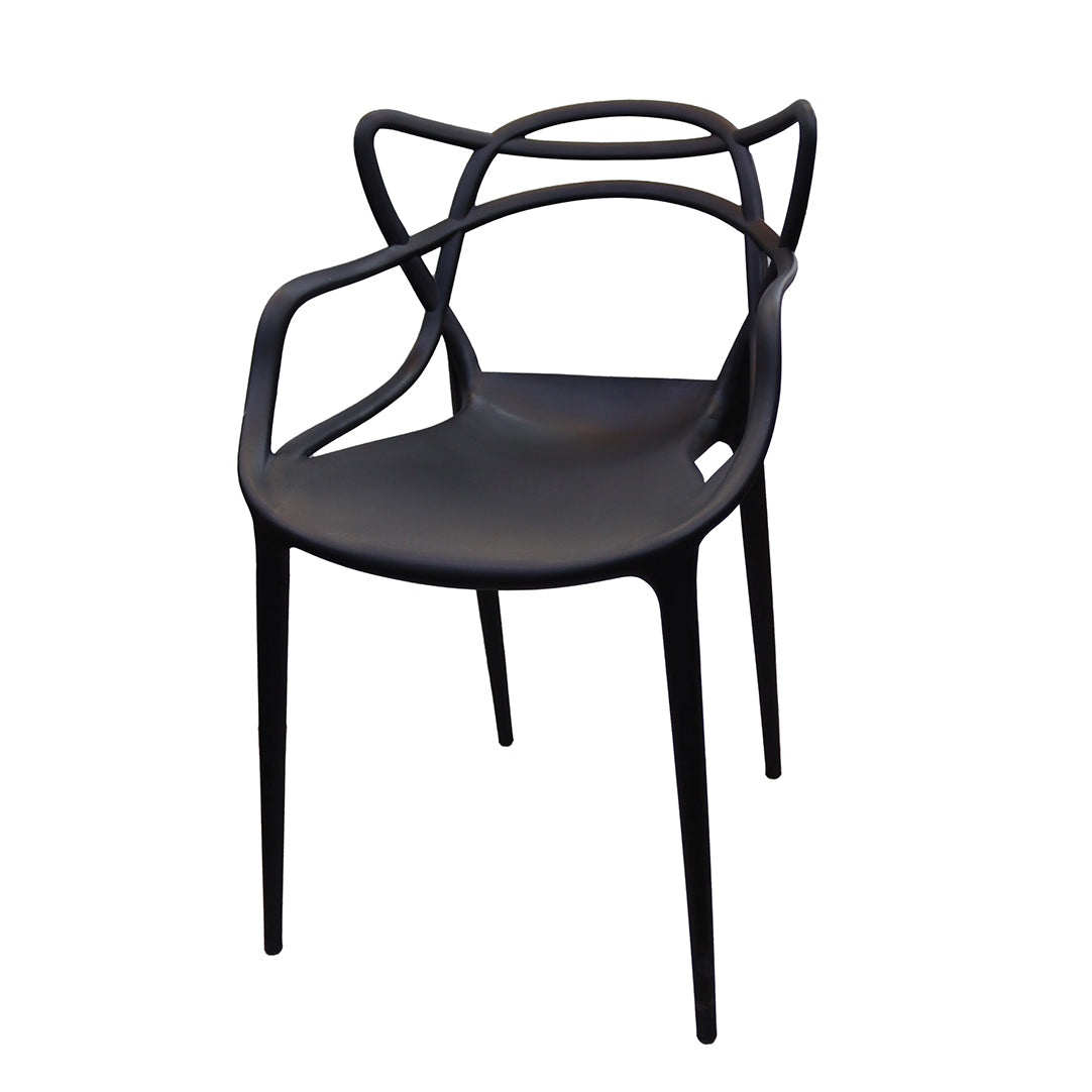 Jilphar Furniture Half Molded Polypropylene Dining Chair JP1325-GCC Home Center