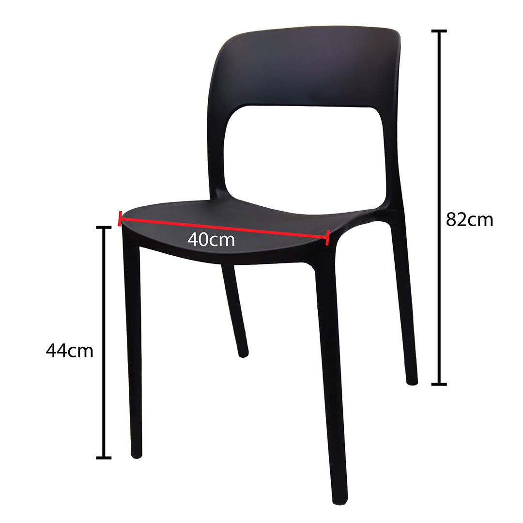 Jilphar Furniture Modern Polypropylene Armless Dining Chair JP1350-GCC Home Center