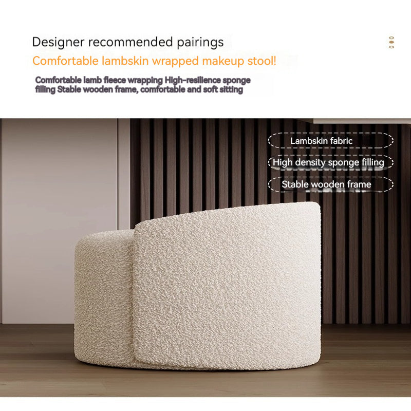 COOLBABY Luxury modern simple solid wood red dresser corner with LED light makeup table small-GCC Home Center