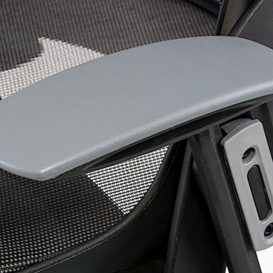 High Back Fabric Chair 49 cm - Black Office Chair-GCC Home Center