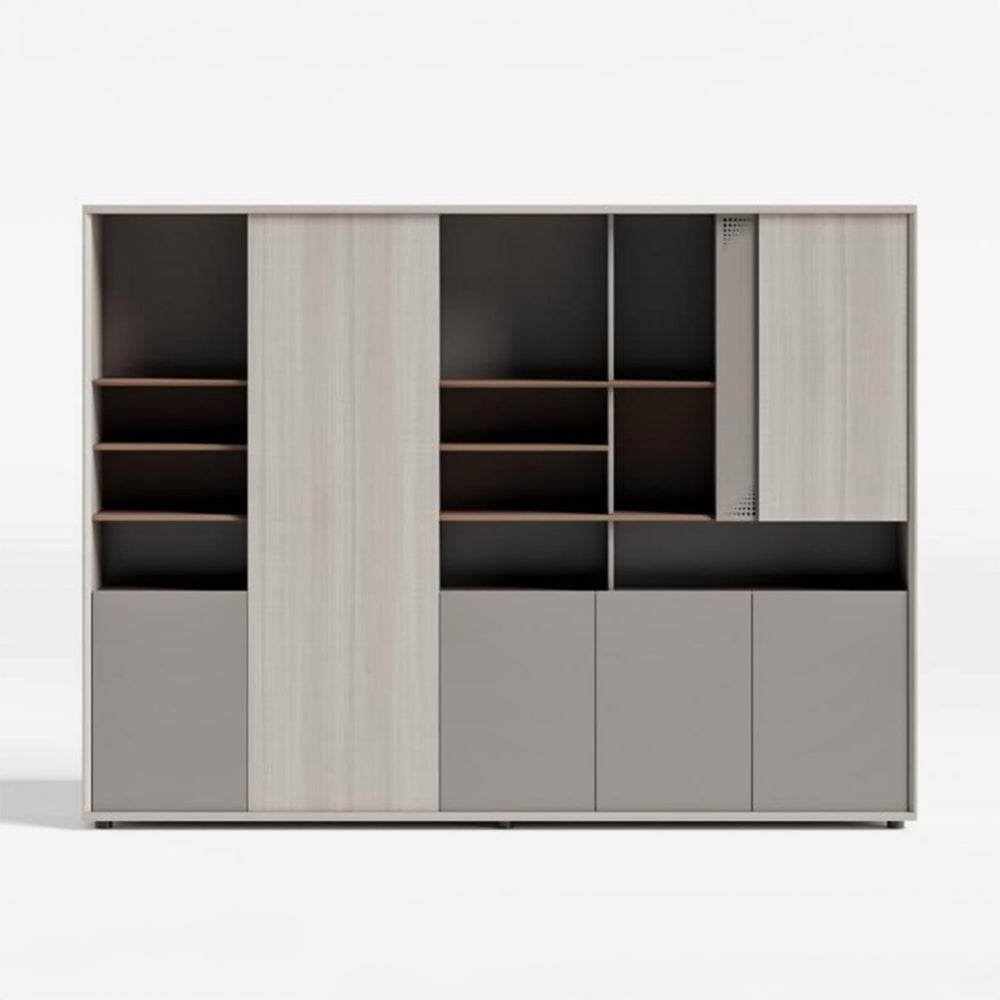 Office Cabinet, HDF Cabinet For Storage And Organization - White Oak-GCC Home Center