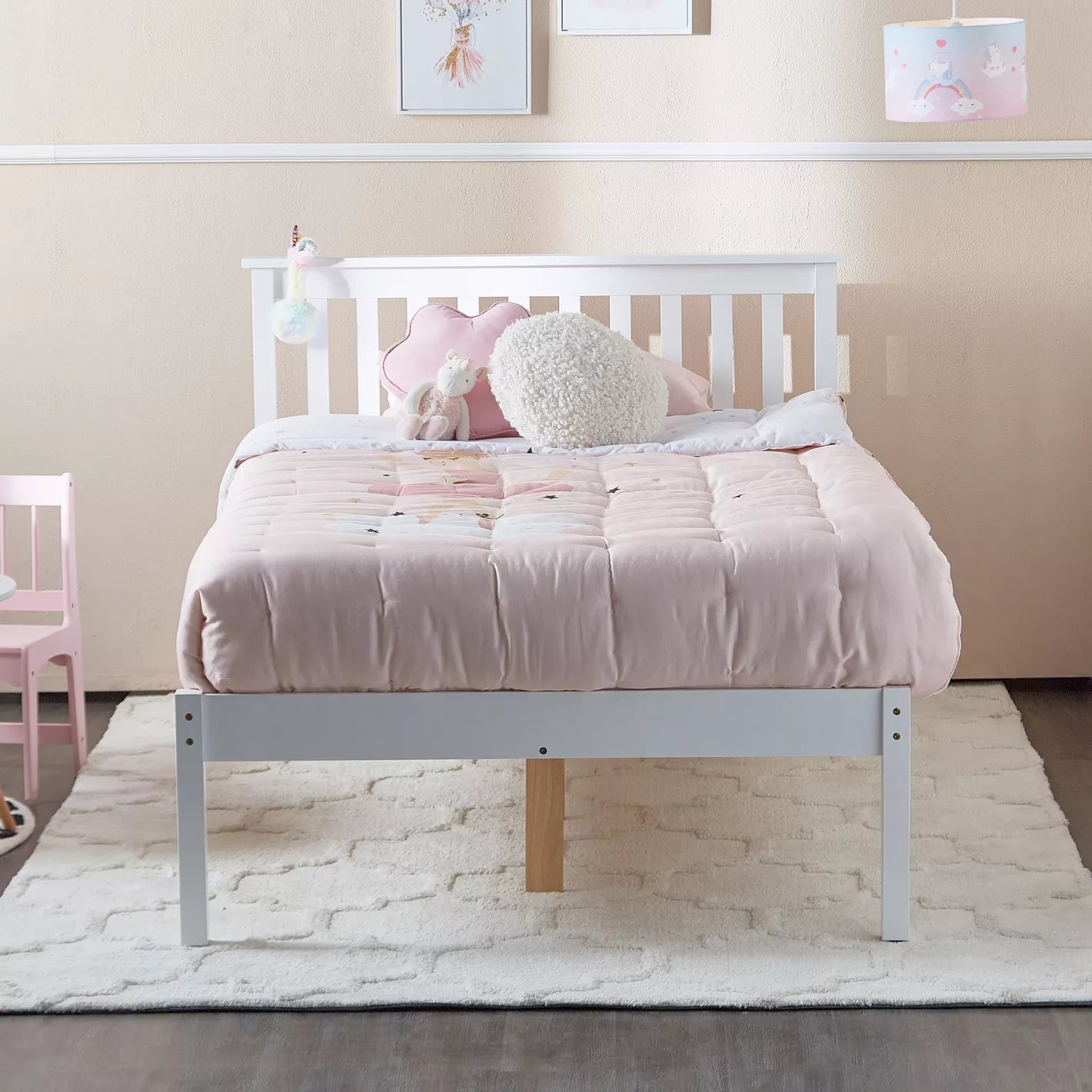 Single Bed For Child's Modern Bedroom - 120x200 cm-GCC Home Center