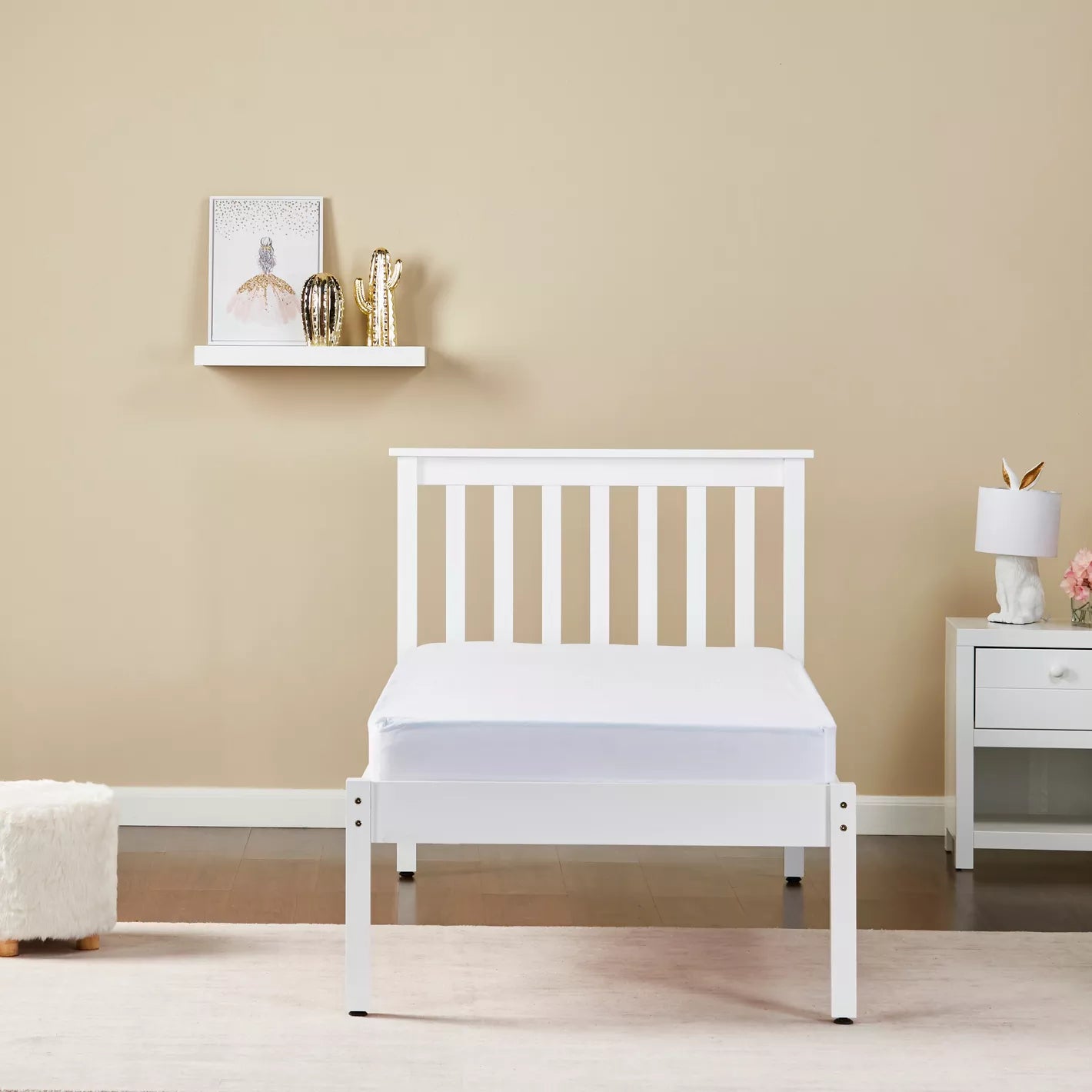 Engineered Wood Twin Bed - 90x200 cm-GCC Home Center