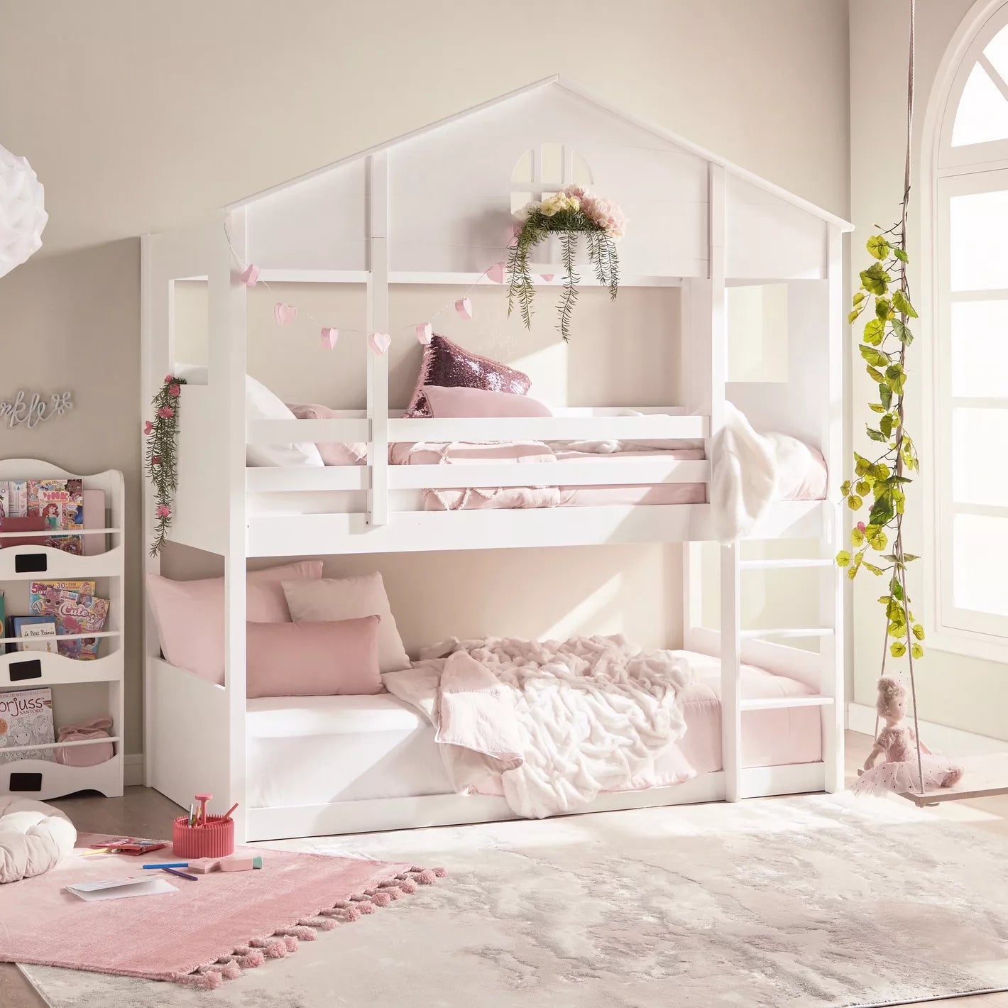Harper House Bunk Bed - 90x200 cm-GCC Home Center