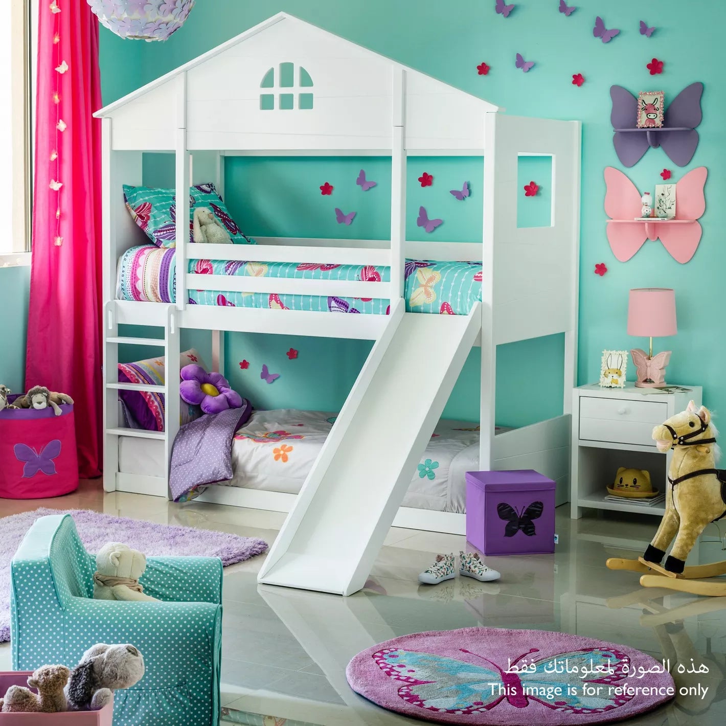 Harper House Bunk Bed - 90x200 cm-GCC Home Center