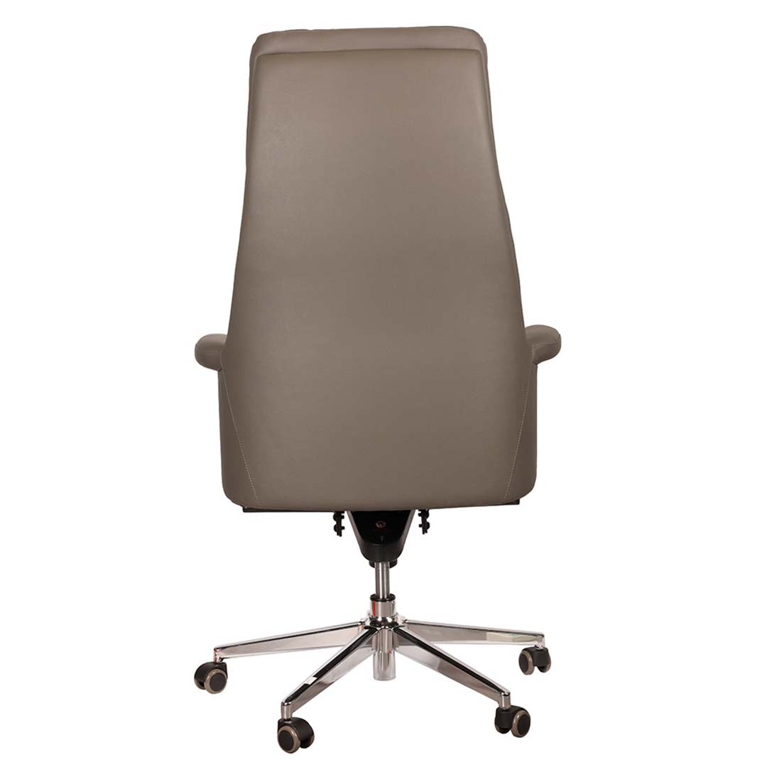 Luxury PU leather High Back Office Chair With Height Adjustable And Swivel Wheels-GCC Home Center